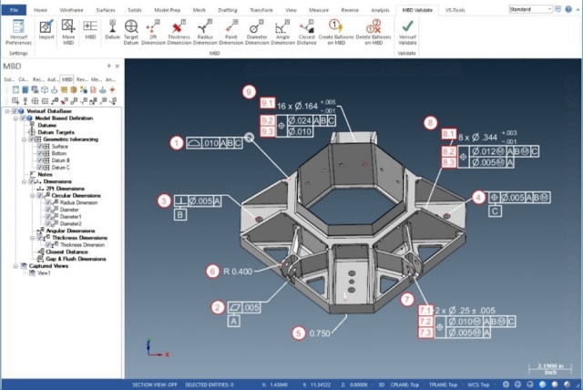 When selecting measurement and inspection software, make sure that it not only is compatible with CAD but is CAD-based at its core.  A good question to ask is, &ldquo;Does this software include intelligent 3D CAD modeling capabilities?&rdquo; (Image: Verisurf.)